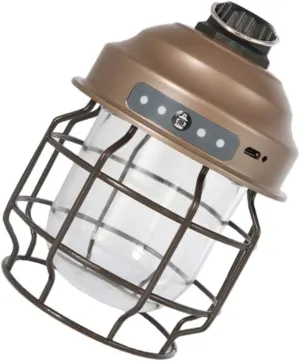 1 Set Rechargeable Retro Lantern Portable Camping Light with Buckle for Easy Hanging for Emergency Situations and Power Outages Versatile Camping Accessory