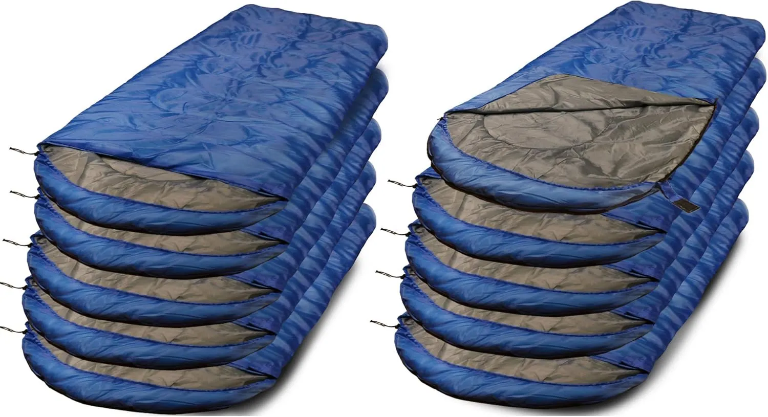 10 Pack of Camping Lightweight Sleeping Bags – 3 Season Warm & Cool Weather – Outdoor Gear, Adults and Kids, Hiking, Waterproof, Compact, Sleep Bag Bulk Wholesale