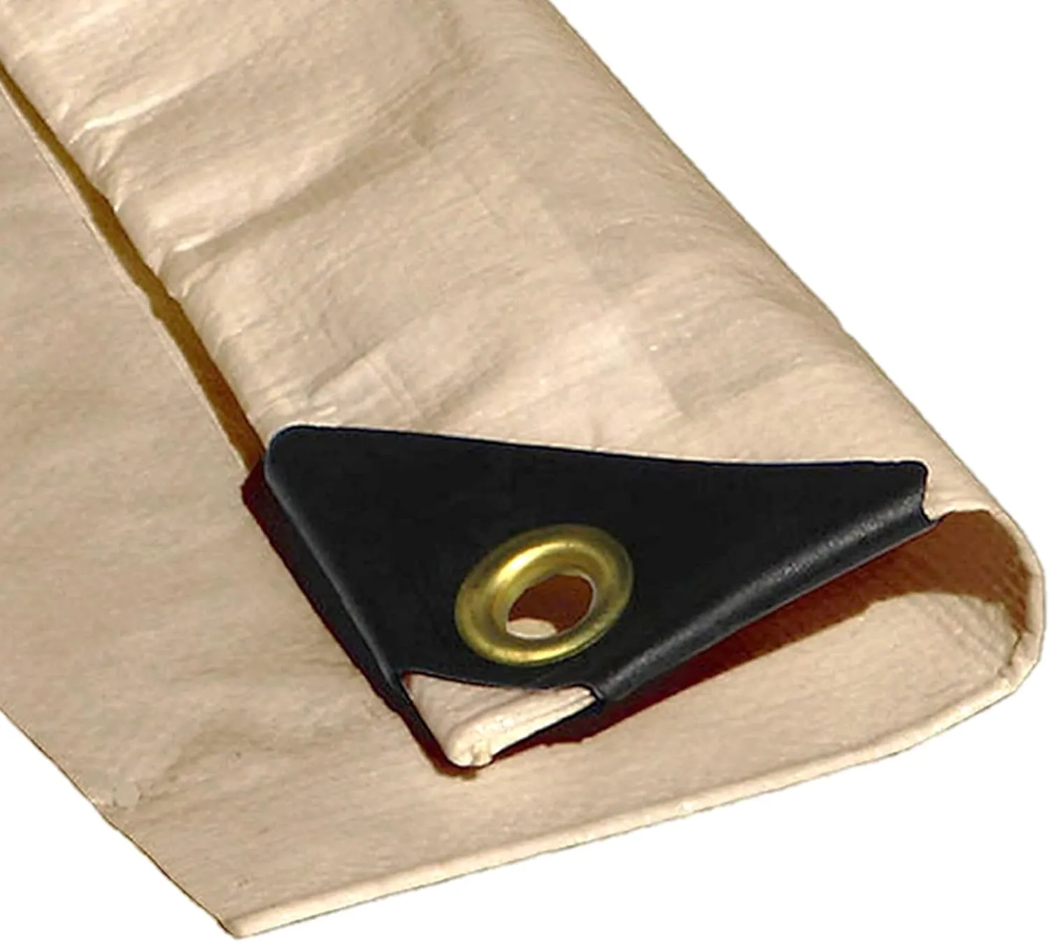 10 x 10 Beige/Desert/Tan Color 12 Mil Heavy Duty Tarp w/UV Protection by X1 Tarps