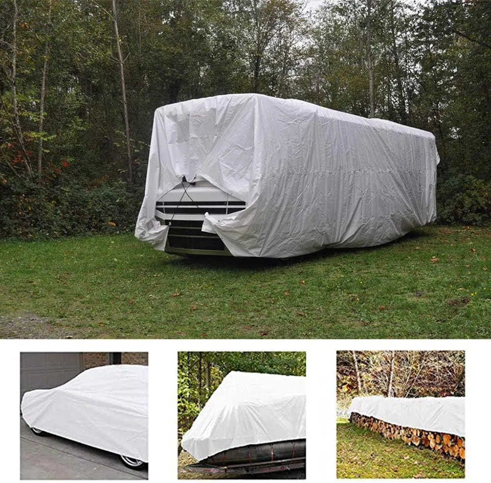 12 Mil 12x16FT Multi Purpose Tarp Cover Waterproof with Reinforced Edges Heavy Duty Tarpaulin Cover UV & Rip Resistant Boat RV Canopy Camping Tent Tarp Shelter Cover