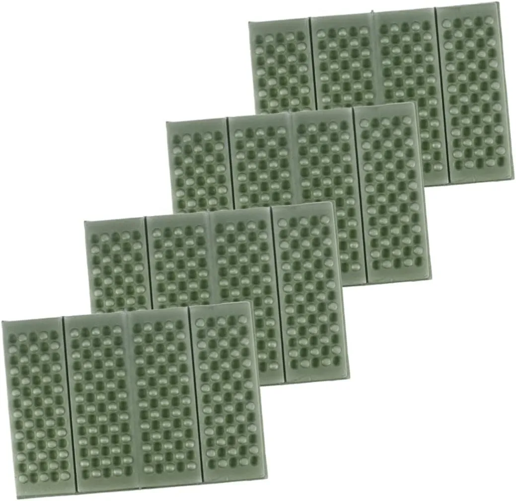 12 Pcs Foldable Sit Cushion Foam Sleeping Pad Sleeping Mats Foam Camping Mat Hiking Kneeling Floor Cushion Insulated Cushion Foam Sitting Pad Outdoor mats Light Travel Upholstered