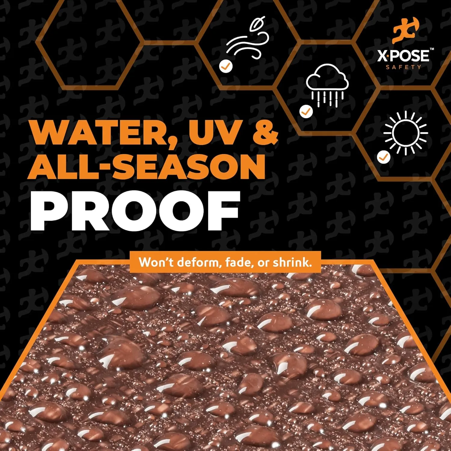 16' x 20' Brown/White Ultra Heavy Duty Tarp - 20 Mil Tarps Heavy Duty Waterproof 16x20 - Extra Large Outdoor Tarp, Waterproof Tarp Cover for Rain Camping, Tent Tarp, UV Protection, Reinforced Corners