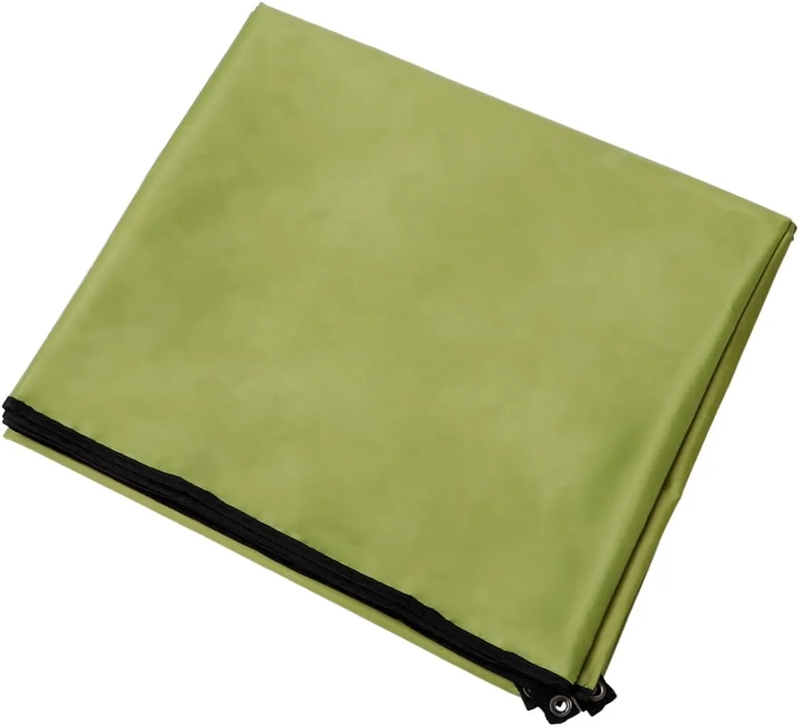 1pc Portable Ground Mat Oxford Cloth Camping Blanket for Outdoor Activities Beach Picnics and Hiking Army Green Uv Lightweight Design