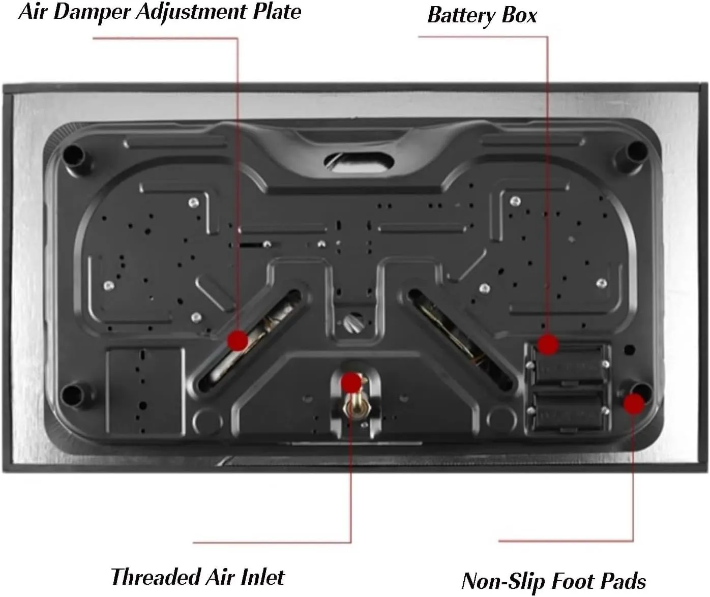 2 Burners Natural Gas and Propane Stove,Energy-saving and Windproof Luxury Nine-fire Stove With Power Display and Anti-scalding Reminder(NG)