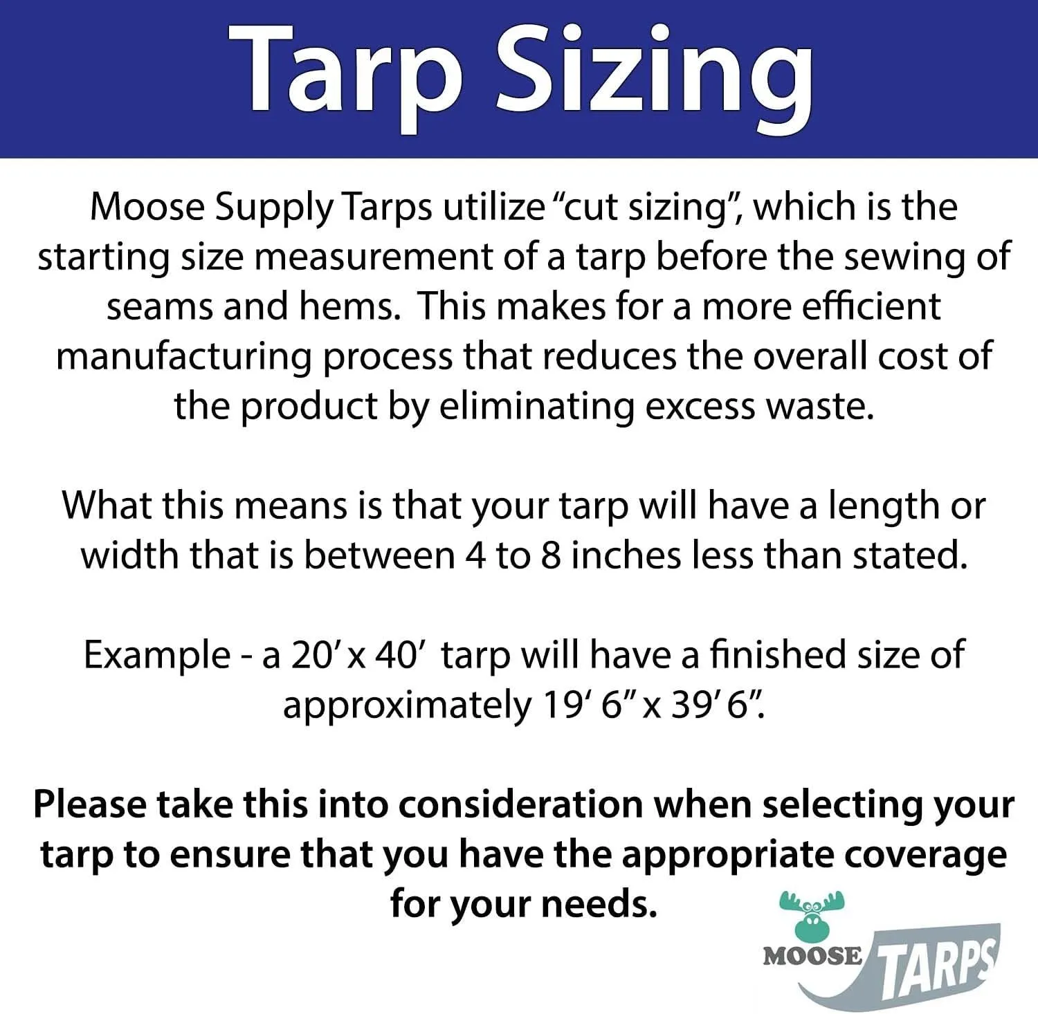 20' x 20' Waterproof Tarp, Medium Duty Reversible Blue/Silver, Multipurpose Indoor and Outdoor Tarps for Tents, Wood Cover, Furniture, Car, Boat, Pool, Tear Resistant, Blue