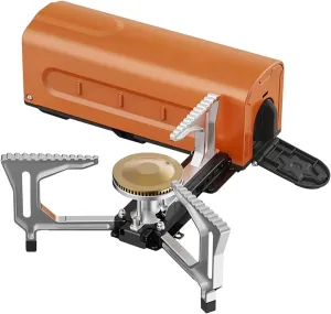 2200W Cassette Stove, Multi-Stage Adjustable Fire, Portable Gas Tank Butane Gas Stove, with Storage Package, for Camping, Picnic and Outdoor Travel