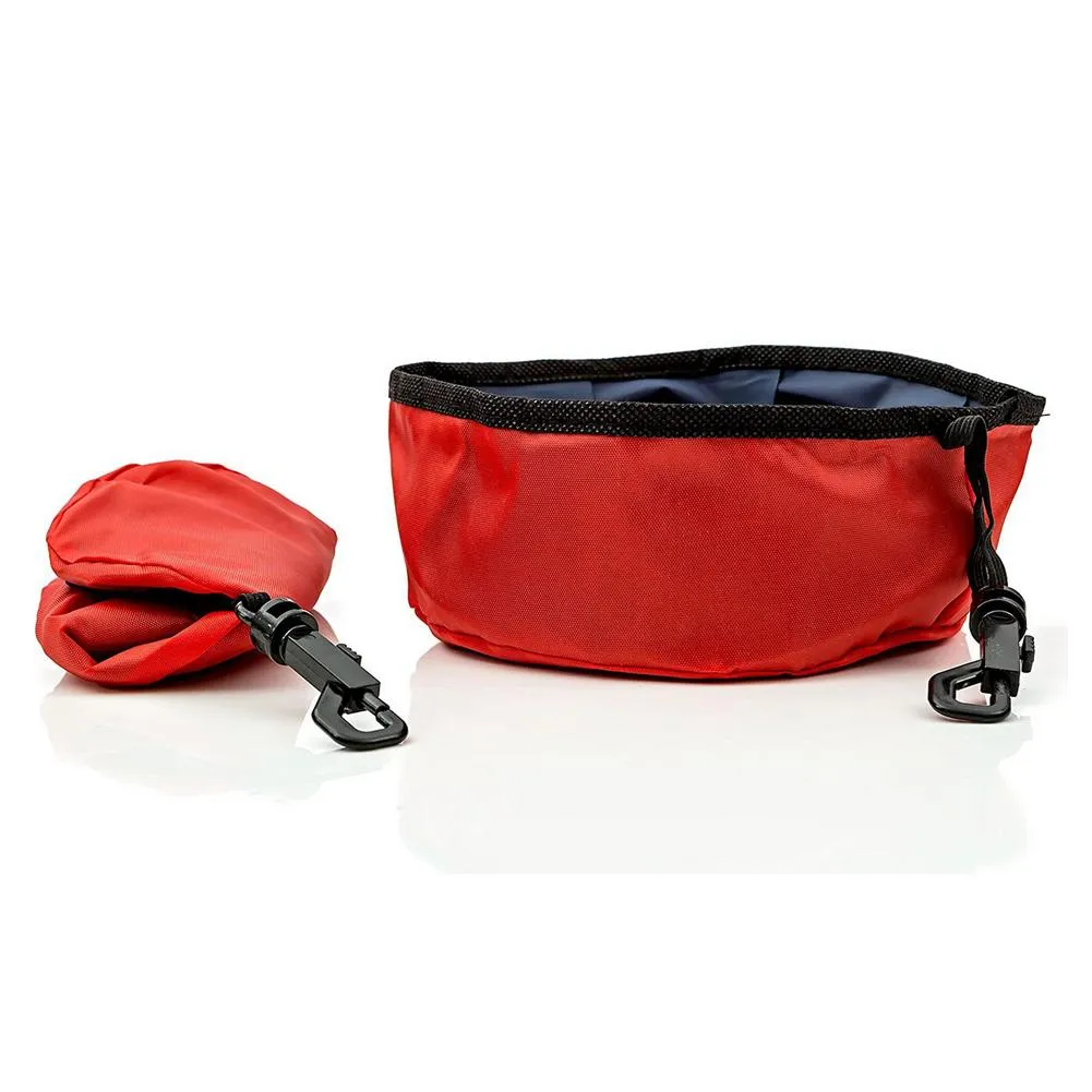 2pcs Outdoor Travel Pet Bowls