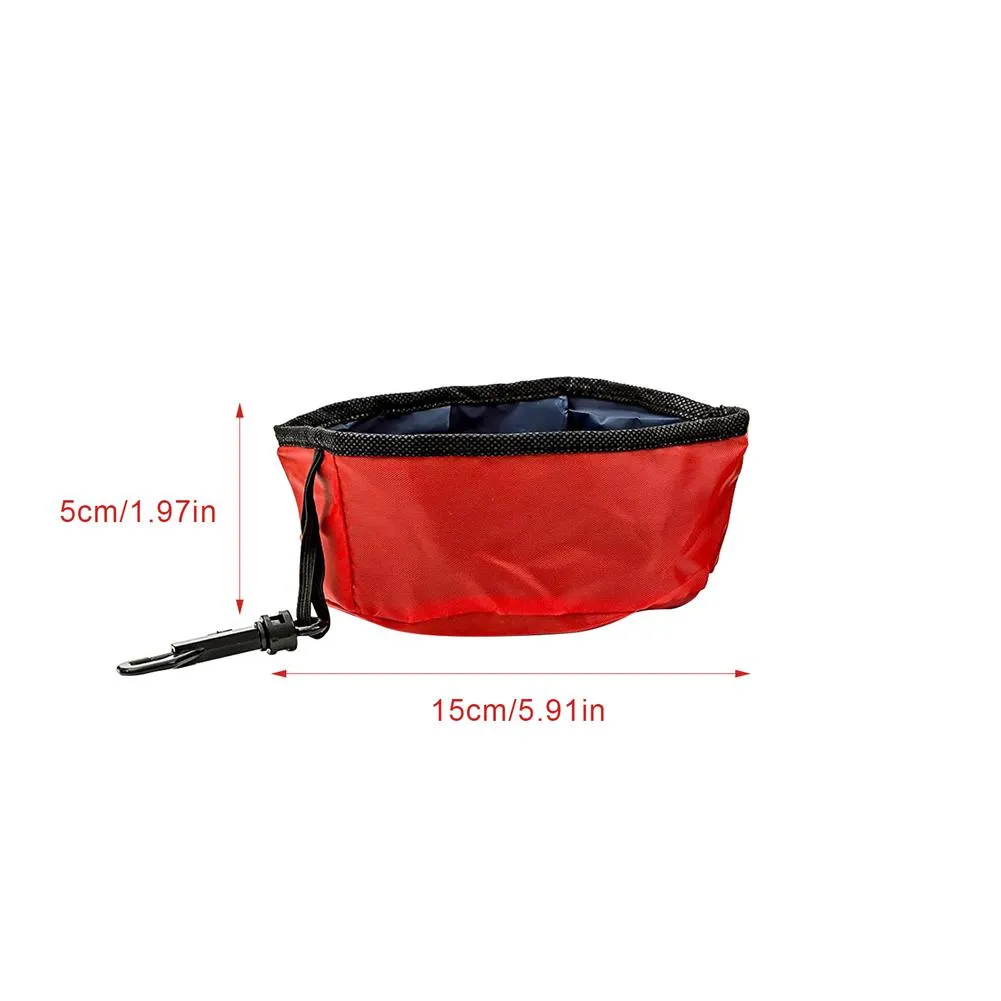 2pcs Outdoor Travel Pet Bowls
