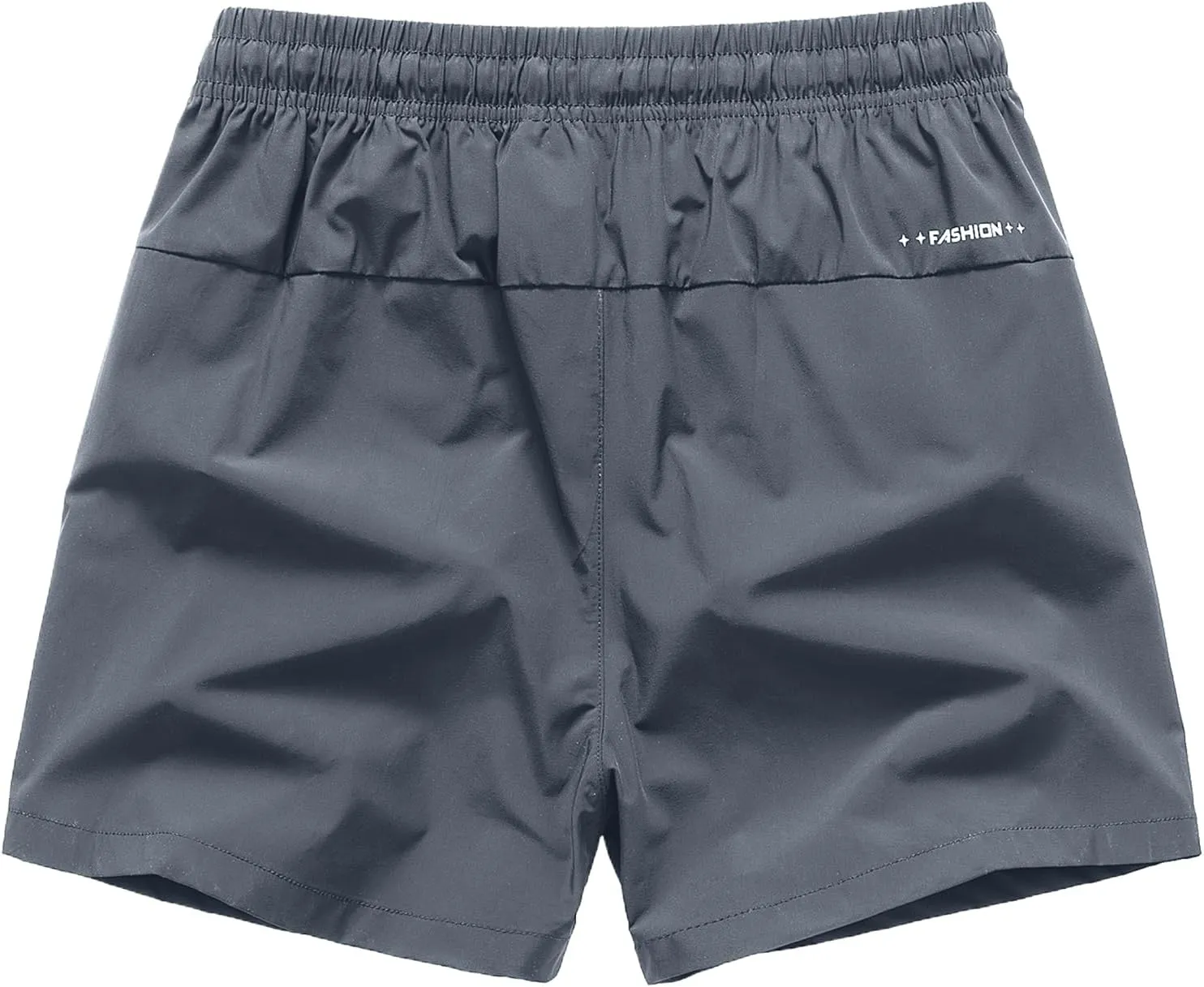 3 Set Men's Workout Athletic Shorts Lightweight Moisture Wicking 3" Running Shorts with Zipper Pockets Gym Beach