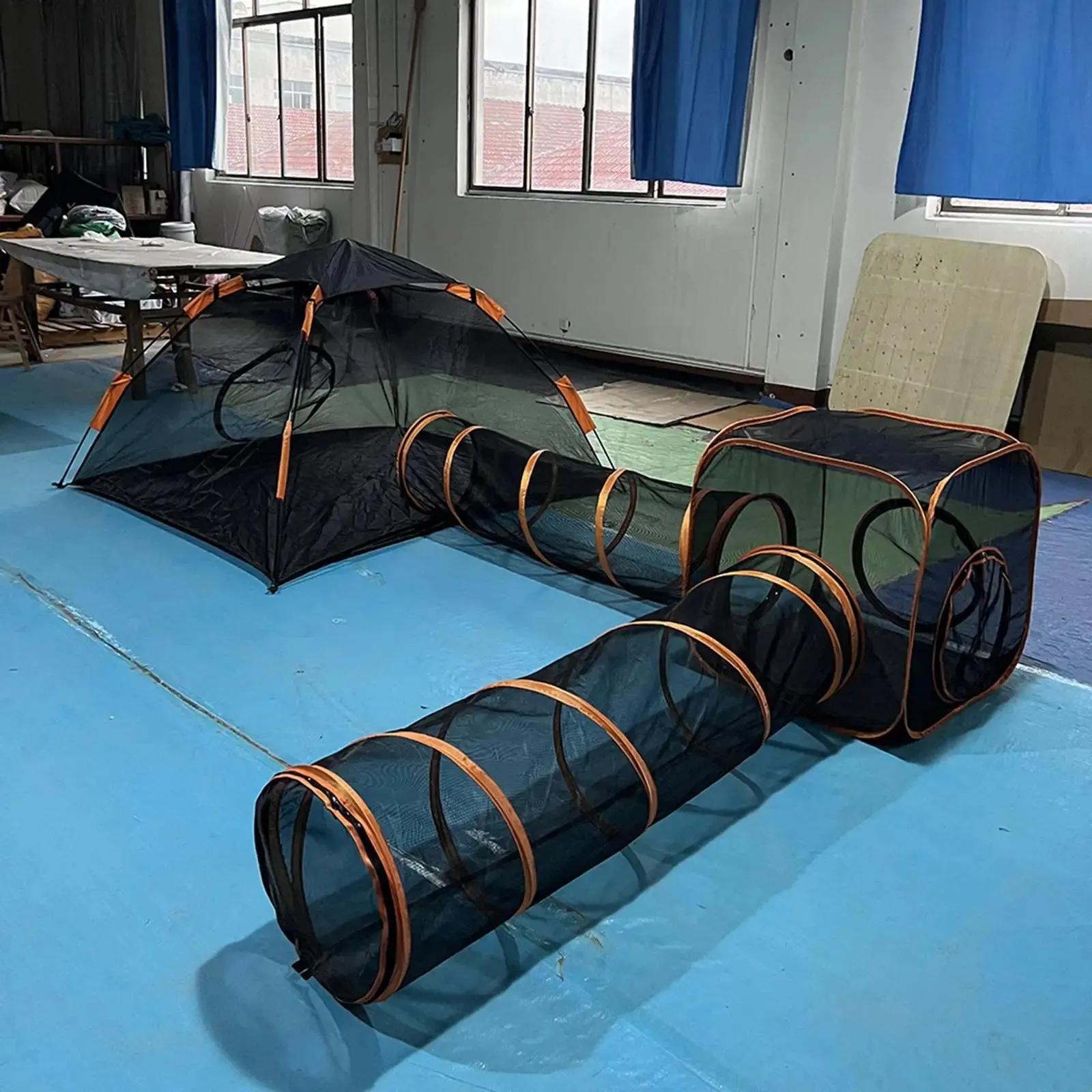 4 in 1 Outdoor Cat Enclosure Tunnel