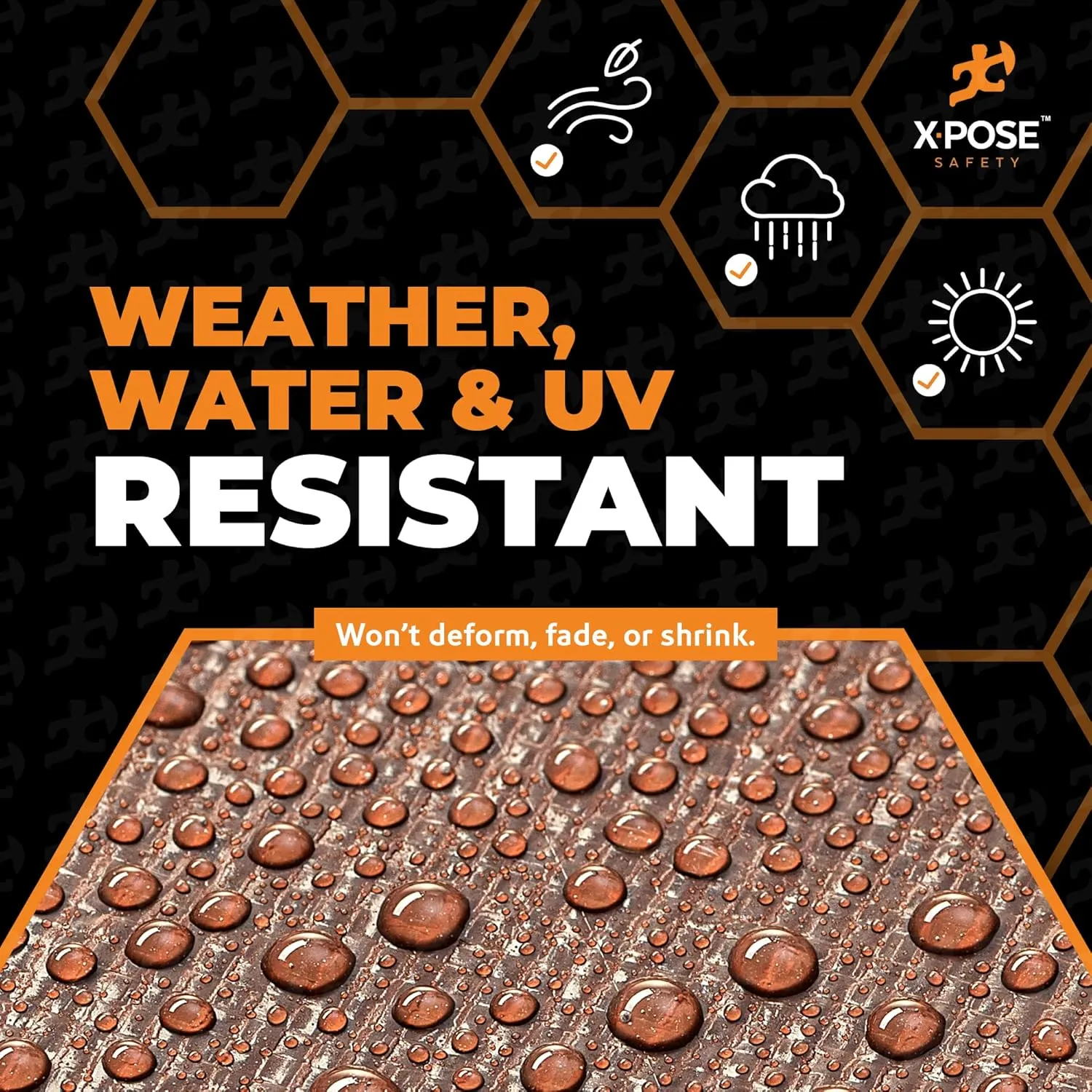 40' x 60' Super Heavy Duty 16 Mil Brown Poly Tarp Cover - Thick Waterproof, UV Resistant, Rip and Tear Proof Tarpaulin with Grommets and Reinforced Edges - by Xpose Safety