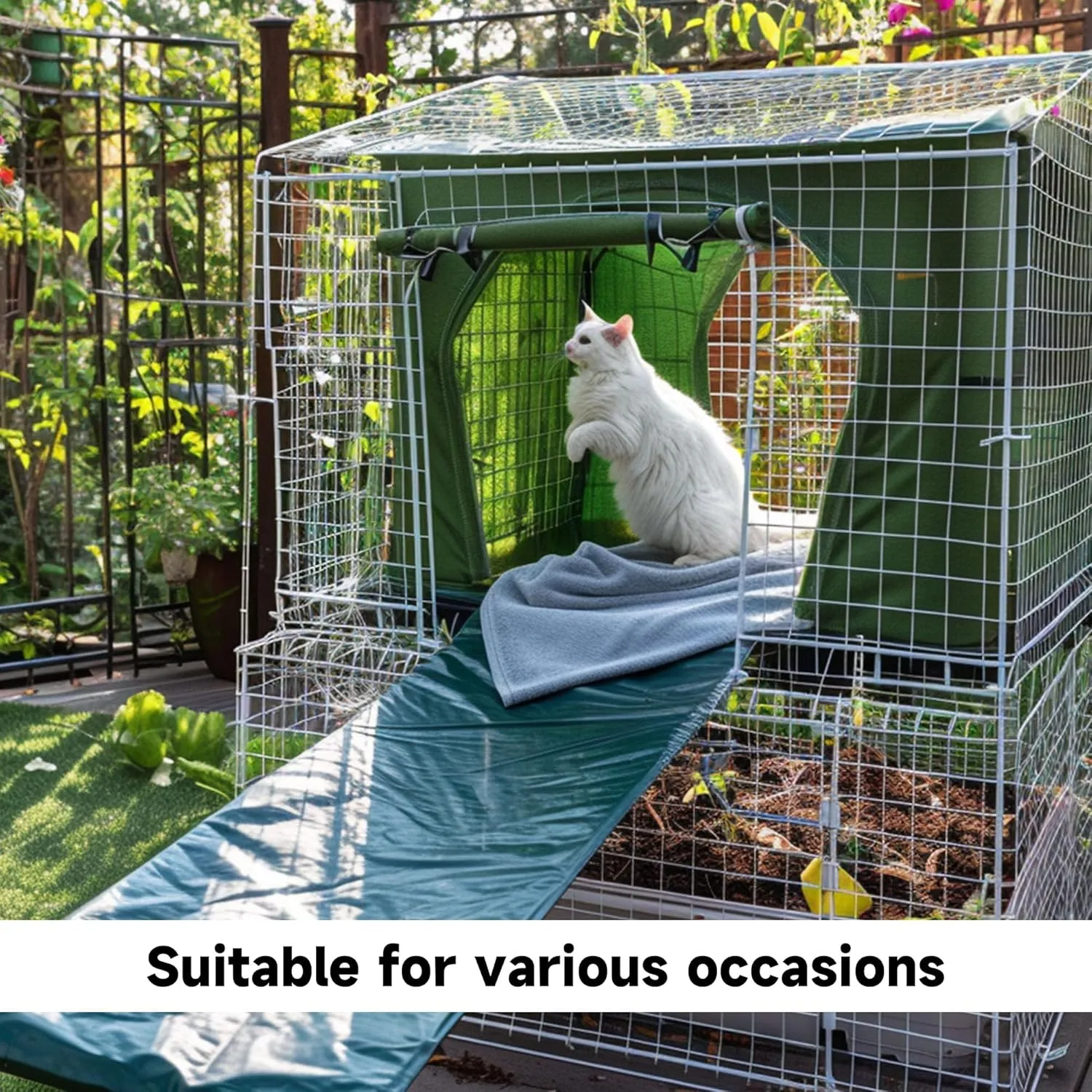 6'x8' 25Mil Ultra-Heavy Duty Waterproof Organic Silicone Coating Green Canvas Tarps with Grommets&Reinforced Edges, UV Resistant Durable Canvas Tarpaulin, Cover for Pool/Boat/Tent,Full Size