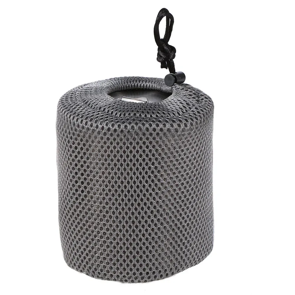 750ml Stainless Steel Camping Pot with Lid and Foldable Handle - Outdoor Water Mug