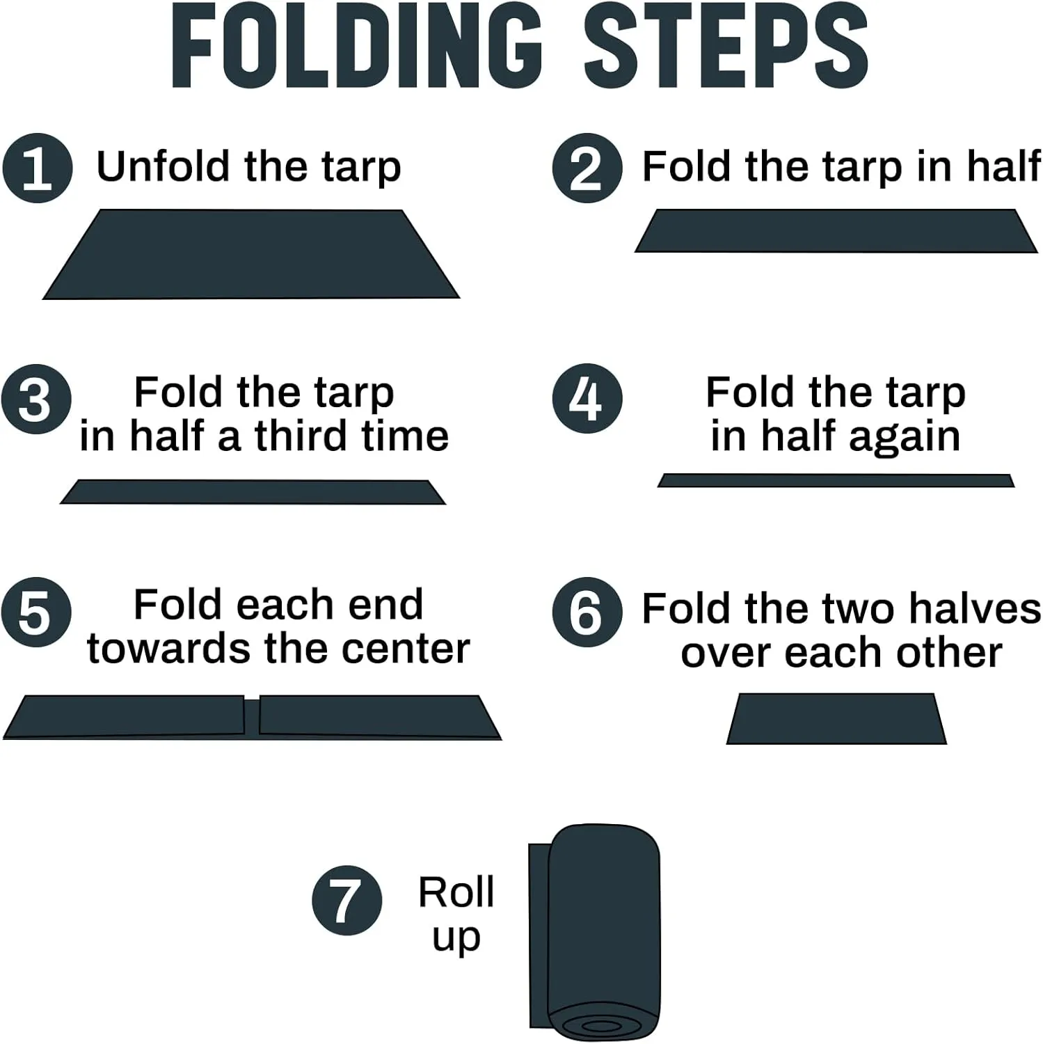 8 Pack 6 x 8 ft 5.5 Mil Large Tarps Heavy Duty Waterproof Tarp Multi Purpose Tent Cover for Home Boats Cars Camping Patio Furniture Roof Emergency Rain Protective Cover, Silver