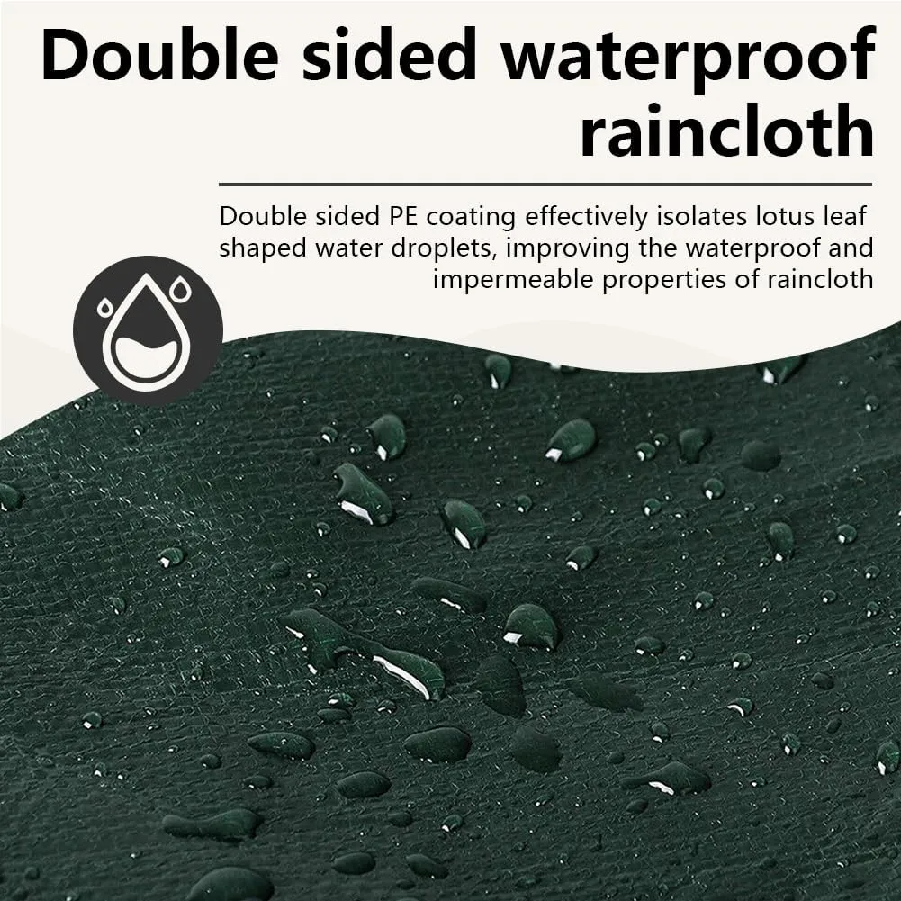 8×30 Feet Waterproof Tarp, 5 mil Multi-Purpose Tarp Cover, UV Resistant, Tear and Color Fade Resistant, Polyethylene Tarps for Outdoor Camping Pools Car Tents