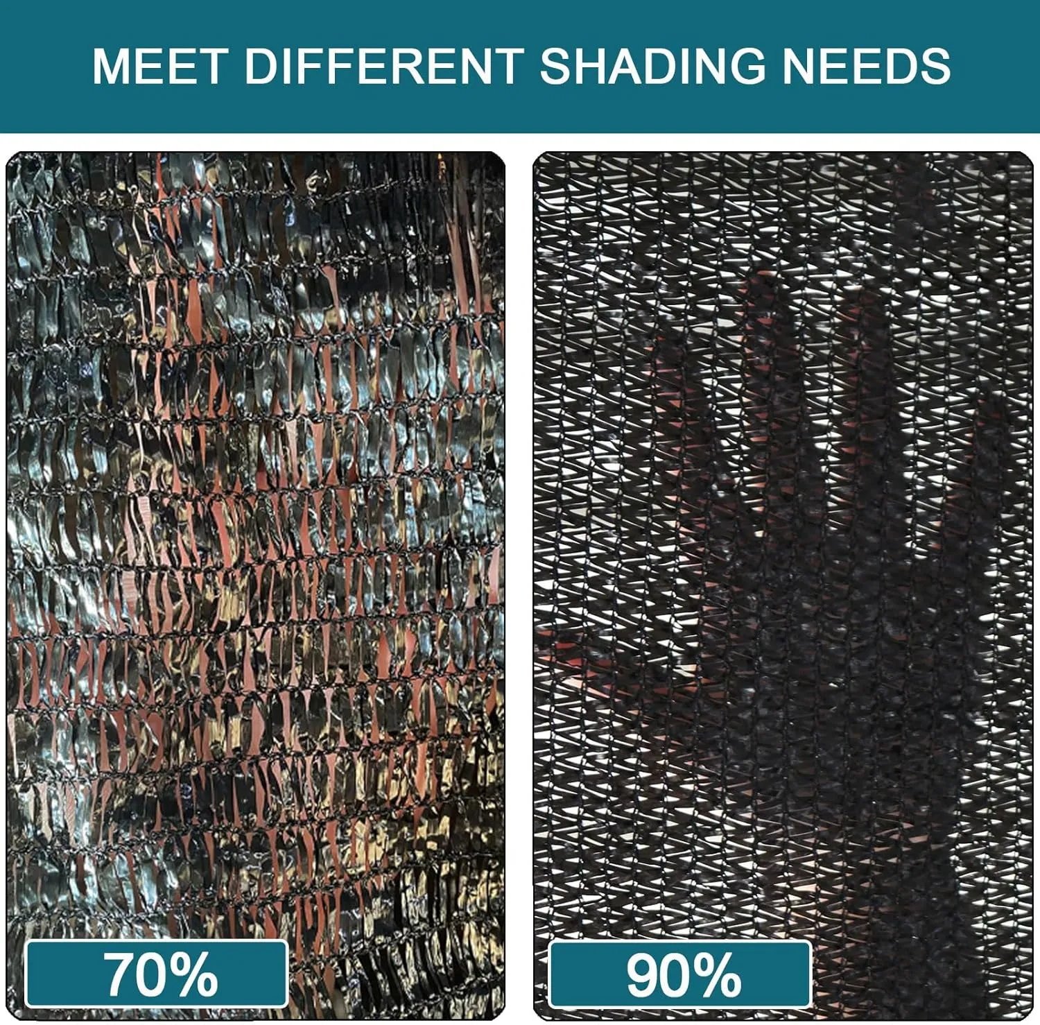 90% Black Shade Cloth, 10x20 FT Durable Mesh Tarp with Grommets, Resistant Garden Sun Shade Netting, Shading Antifreezing for Pergola, Greenhouse, Plants Growing,10x30ft/300x900cm