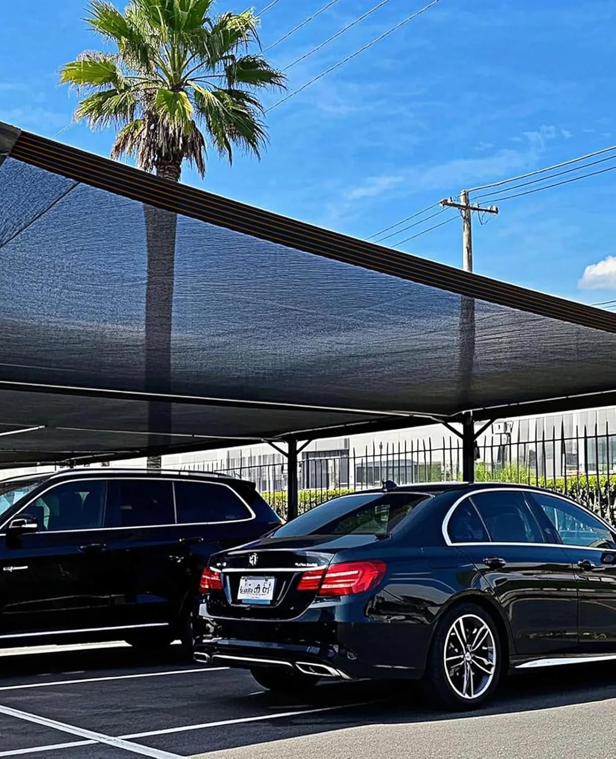 90% Shade Cloth,10x16ft Tear Resistant Sun Shade Net with Reinforced Grommet,Durable Garden Shade Tarp Cover for Greenhouse,Plant Cover, Chicken Coop,Patio and Pergola,Black