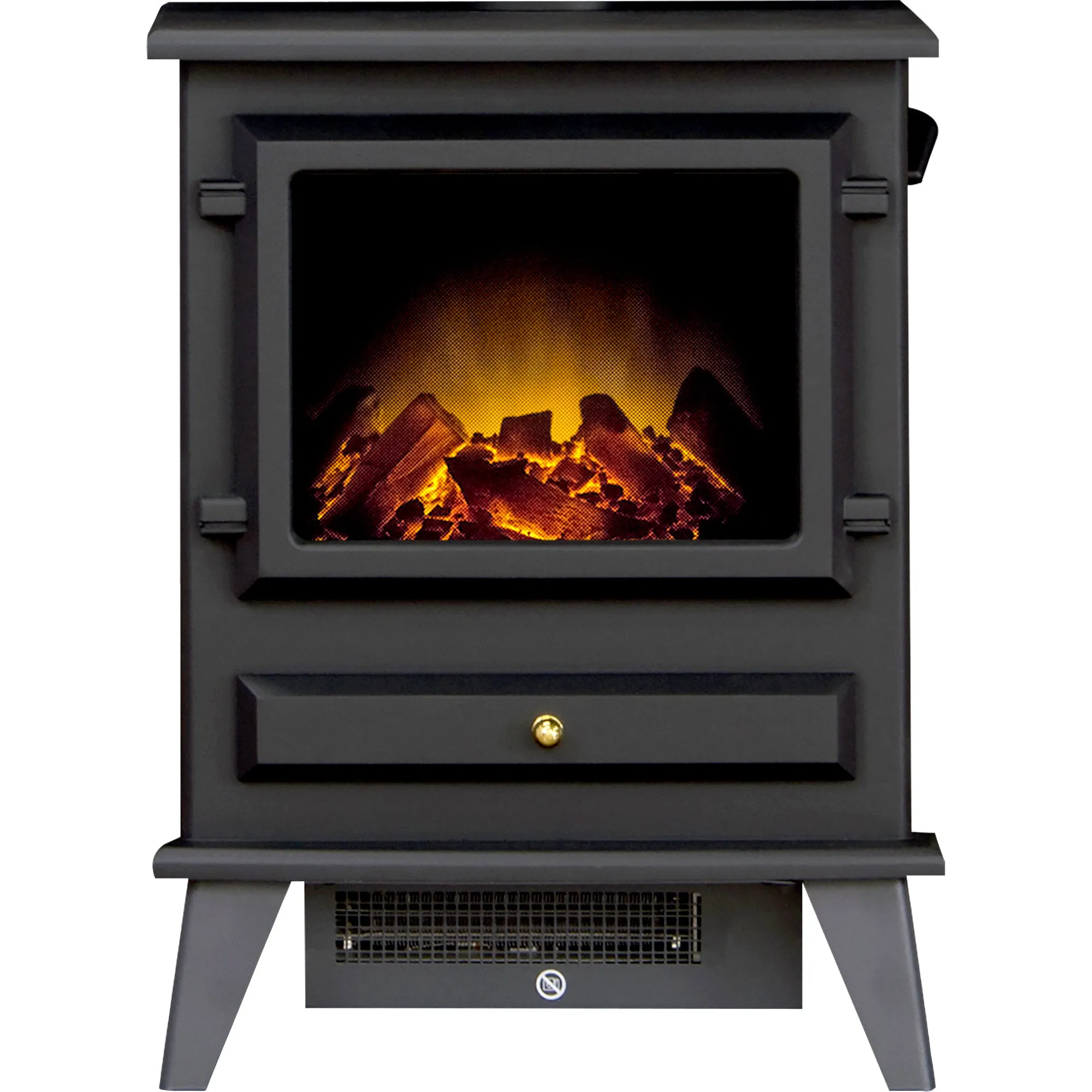 Adam Fire 13300 Adam Hudson Electric Stove in Black