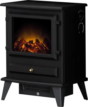 Adam Fire 13300 Adam Hudson Electric Stove in Black