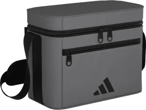adidas Cooler Bag, Insulated Athletic Durable Travel Food Drink Carrier with Strap Cold/hot, Grey Four/Black, One Size