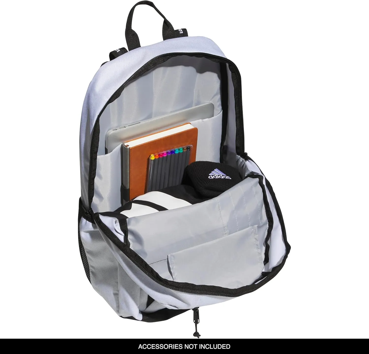 adidas Excel Backpack (34L)   Insulated Lunch Bag (6L), White/Black   Onix Grey/Black, One Size