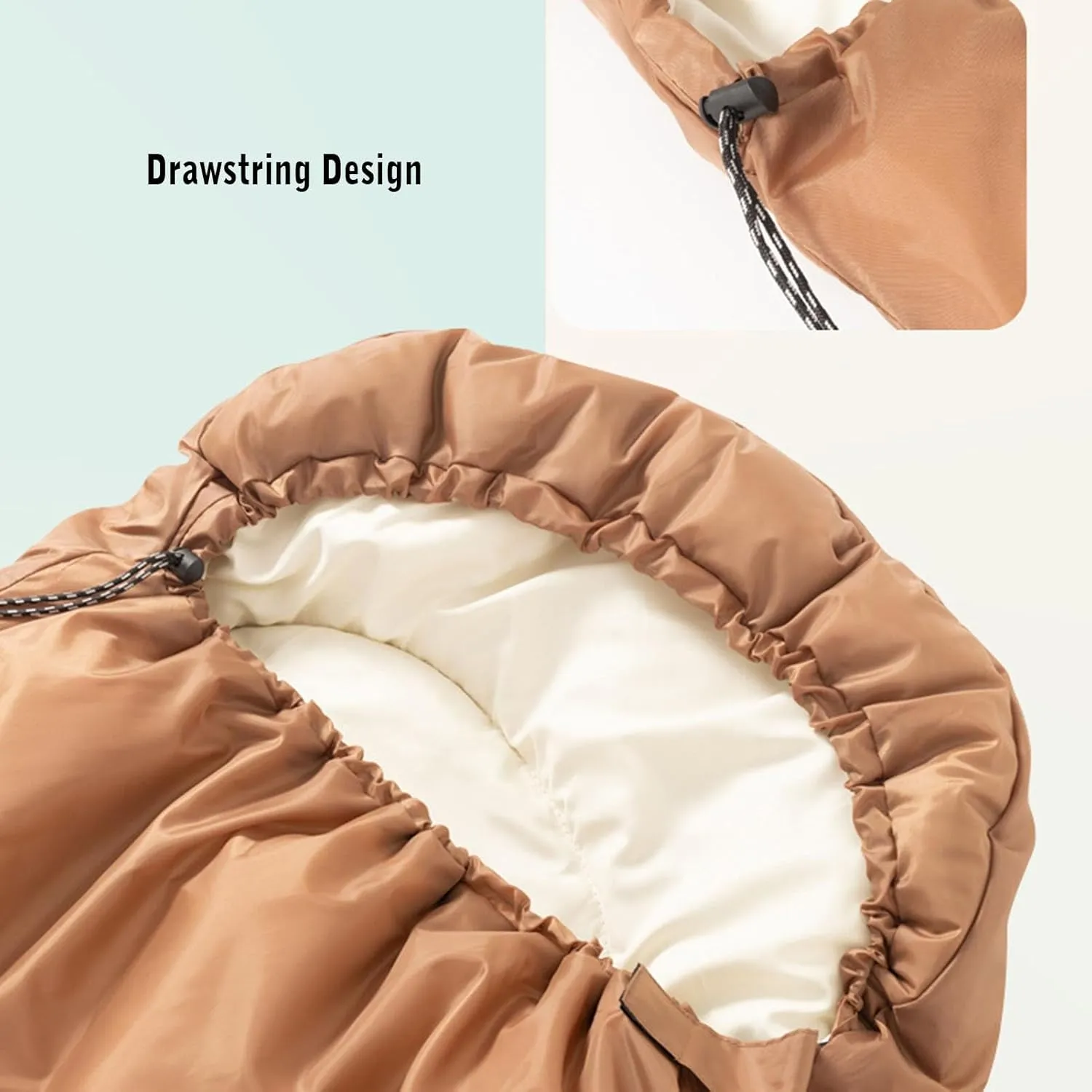 Adult Sleeping Bag,Camping Sleeping Bag,Splicable Double Sleeping Bag,Can Be Used in 4 Seasons Lightweight Waterproof Warm and Machine Washable,Suitable for Adults
