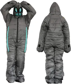 Adult Wearable Sleeping Bag Suit for Outdoors Camping Traveling All Season Lightweight Waterproof Humanoid Sleeping Bags with Zipper for Adults Kids