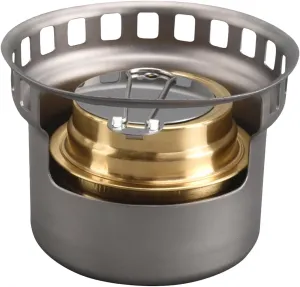 Alcohol Stove Spirit, Min i Alcohol Stove, Windproof Outdoor Cookware, Scratch-Resistant, Advanced Flame Technology, 104x80mm, for Cooking, Hiking, Trekking, Picnic, Survival