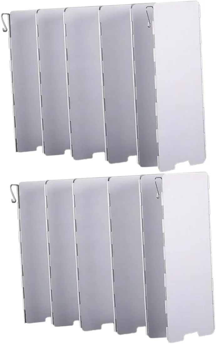 Aluminium Alloy Gas Stove Windproof Camping Cooking Gear Picnic Windscreen