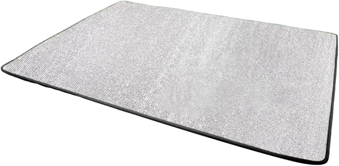 Aluminum Foil Insulated Sleeping Mat for Camping, Waterproof and Portable
