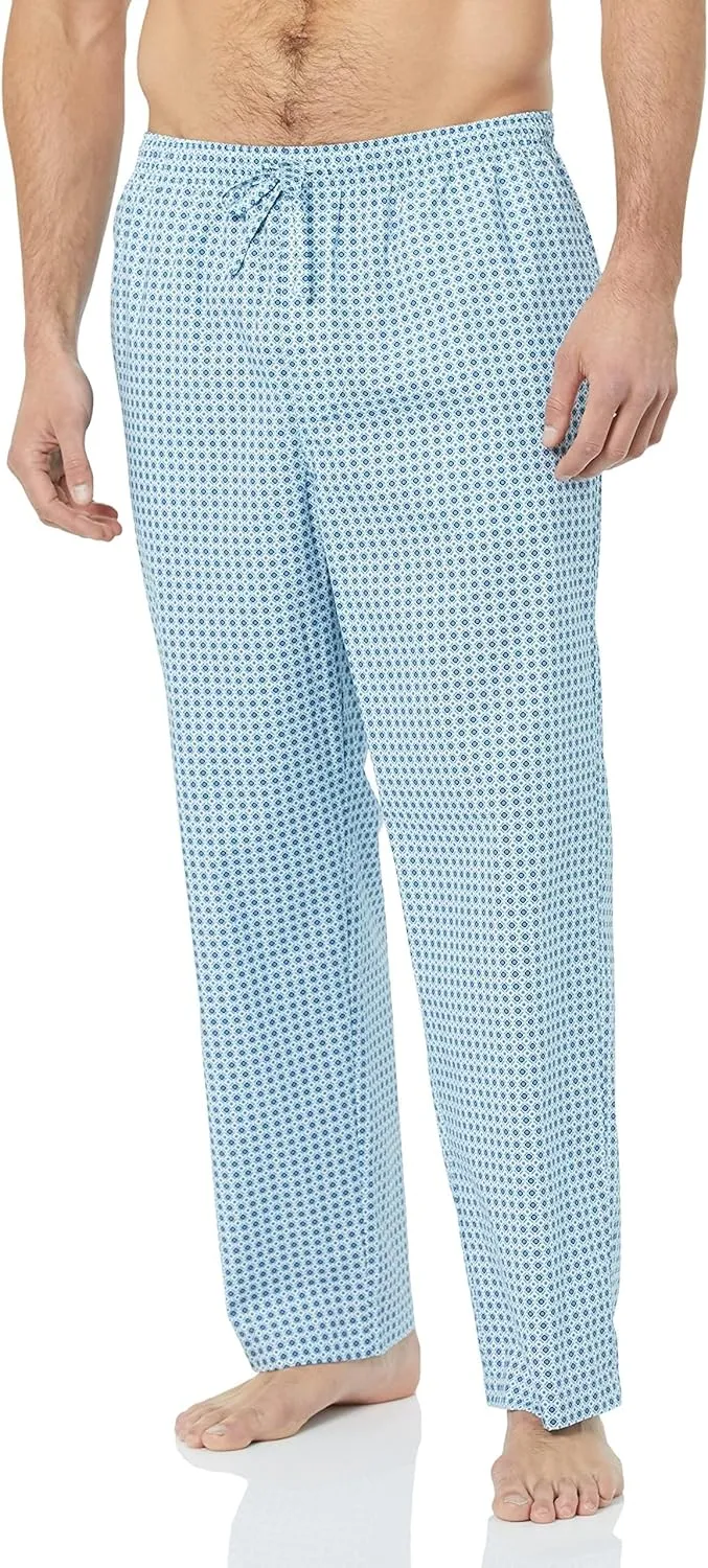 Amazon Essentials Men's Straight-Fit Woven Pajama Pant