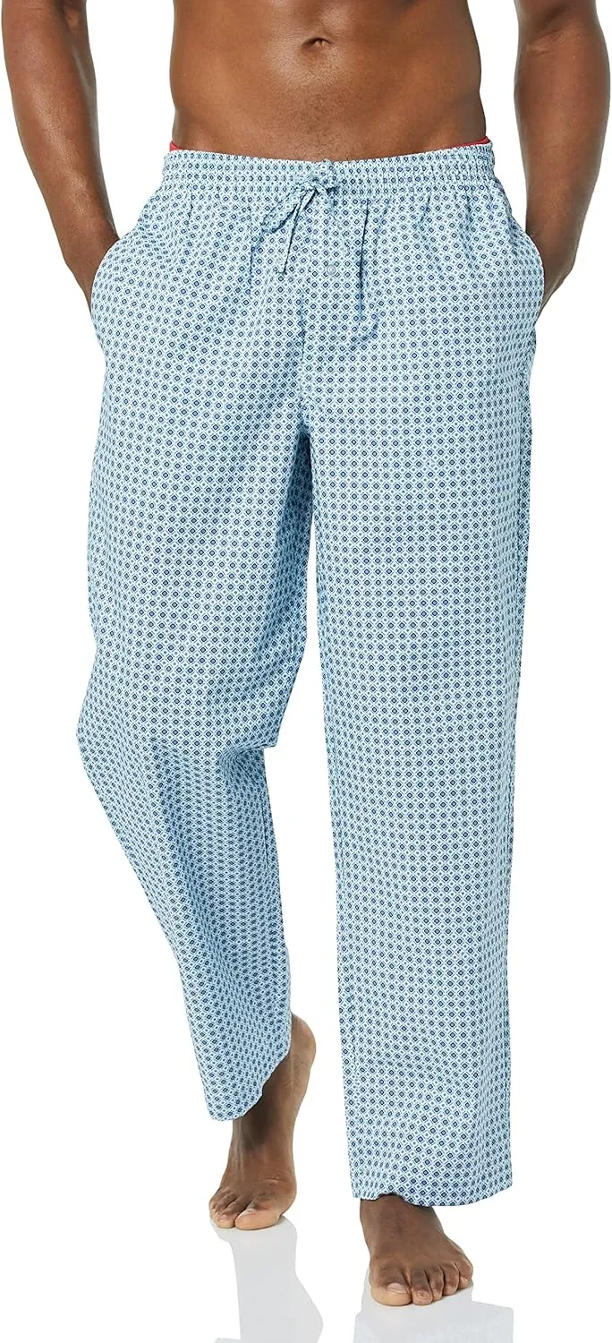 Amazon Essentials Men's Straight-Fit Woven Pajama Pant