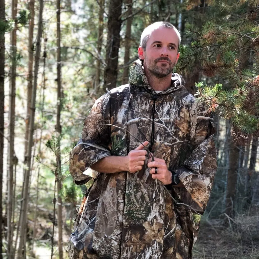 Arcturus Rain Ponchos | Adjustable Hood | Waterproof Ripstop Nylon | Great for Hunting, Fishing & Camping