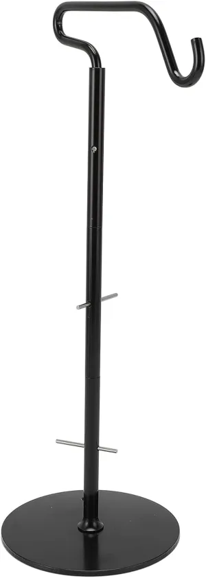 Asixxsix Adjustable Camping Lantern Stand, Collapsible Lightweight Aluminum Pole with Sturdy Base and Storage Bag, Ideal for Camping, Hiking, Fishing, Picnicking