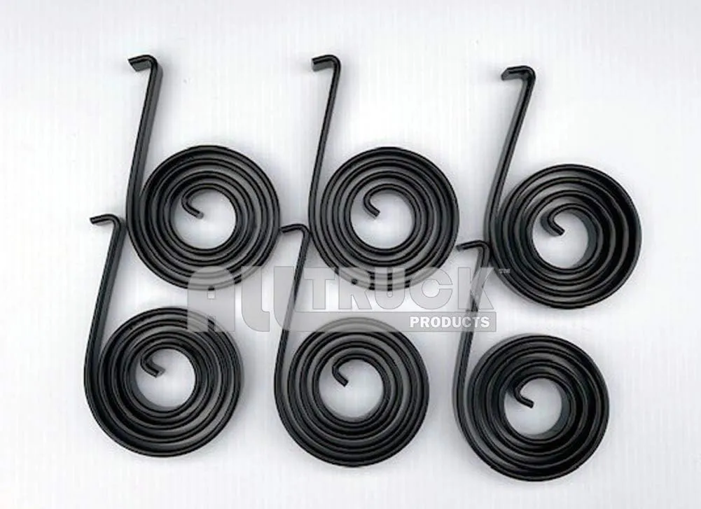ATPSTS Spiral Torsion Springs for Dump Truck Trailer Side Mount Tarp Systems (Set of 6 Springs)