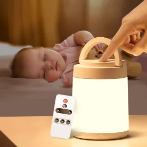 Baby Night Light,10 Colors 8 Dimmable Nursery Lamp for Breastfeeding,Remote Timer Touch Kids Night Light for Kids,Portable Rechargeable Lamp,Baby Essentials Newborn Essentials Must Haves [GIFTS]