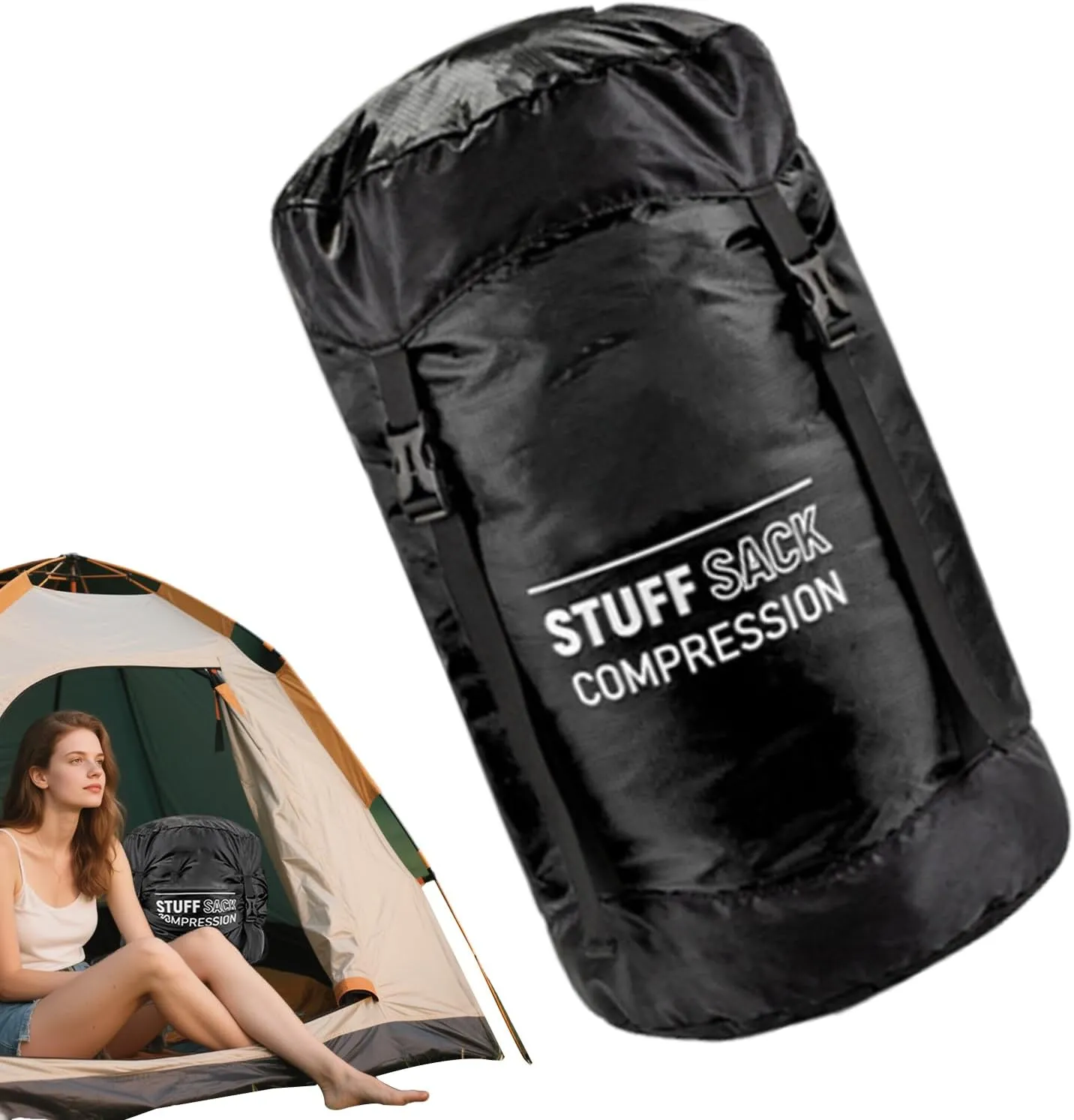 Backpacking Compression Bag,Quick-Dry Stuff Sacks for Backpacking - Lightweight Multifunctional Outdoor Gear Reusable Hiking Supplies for Adventures Travel Hiking Camping