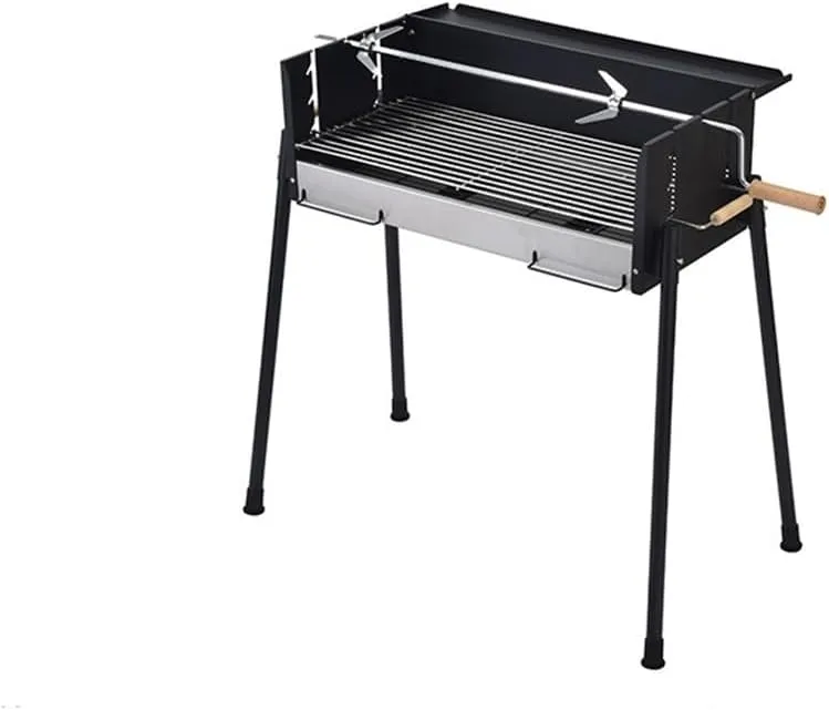 Barbecue Rack Outdoor Home Barbecue Stove Foldable Charcoal Grill Fork Barbecue Utensils Grilled Fish