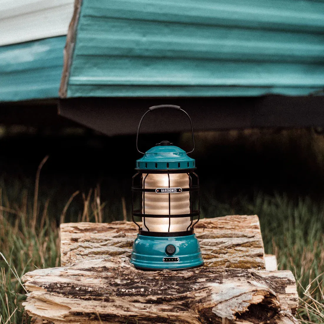 Barebones Forest Lantern Teal