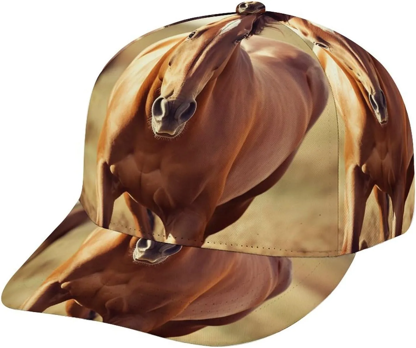Baseball Cap Horse on The Grassland Dad Hat Golf Baseball Hat for Men Women Adjustable Trucker Hat