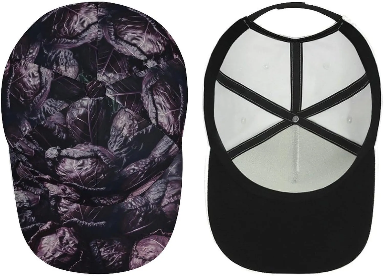 Baseball Cap Pile of Purple Cabbage Dad Hat Golf Baseball Hat for Men Women Adjustable Trucker Hat