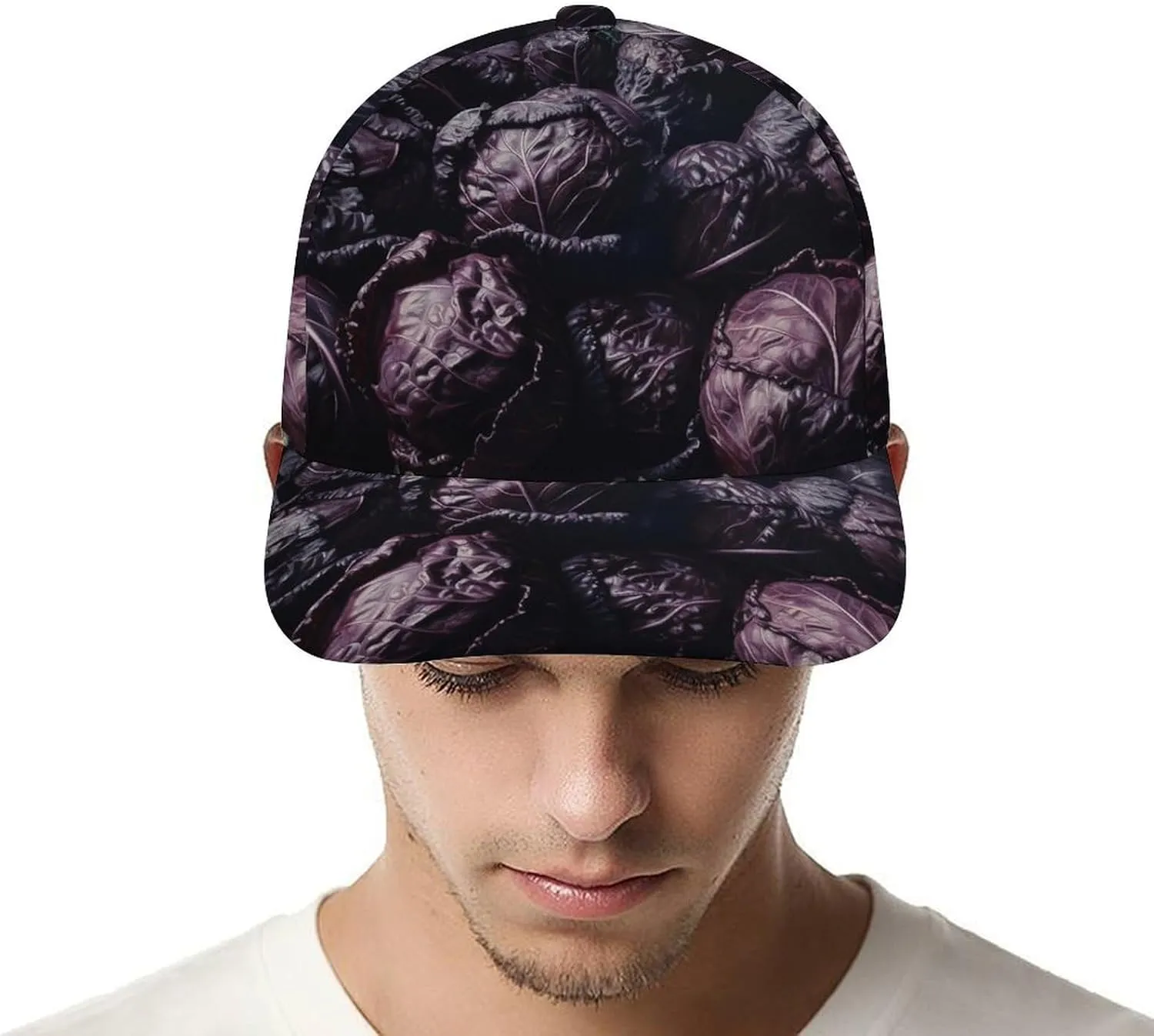 Baseball Cap Pile of Purple Cabbage Dad Hat Golf Baseball Hat for Men Women Adjustable Trucker Hat
