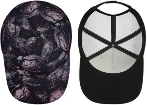 Baseball Cap Pile of Purple Cabbage Dad Hat Golf Baseball Hat for Men Women Adjustable Trucker Hat