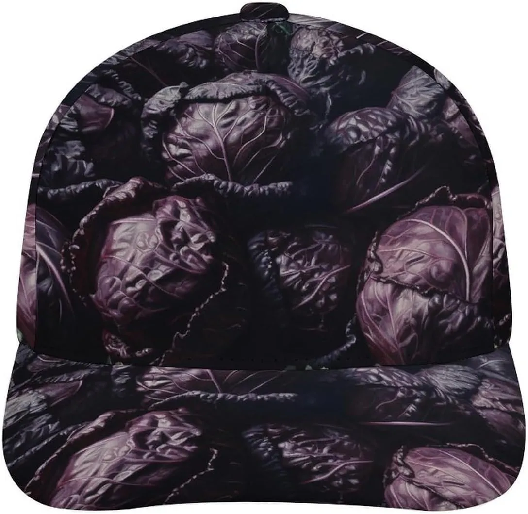 Baseball Cap Pile of Purple Cabbage Dad Hat Golf Baseball Hat for Men Women Adjustable Trucker Hat