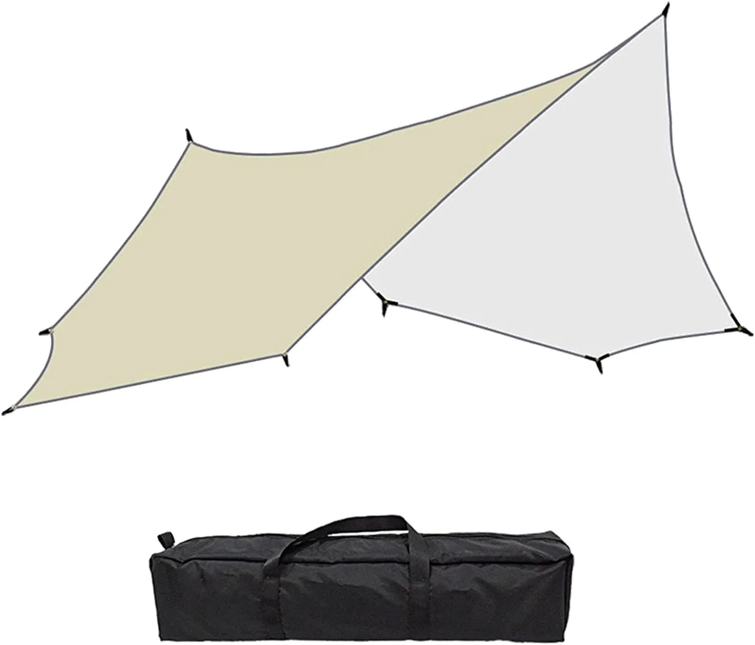 Beach Tent Sun Shelter, Portable Camping Tarp Shelter, Tent Footprint, Lightweight Hammock Rain Fly Portable Anti UV (Color : C)