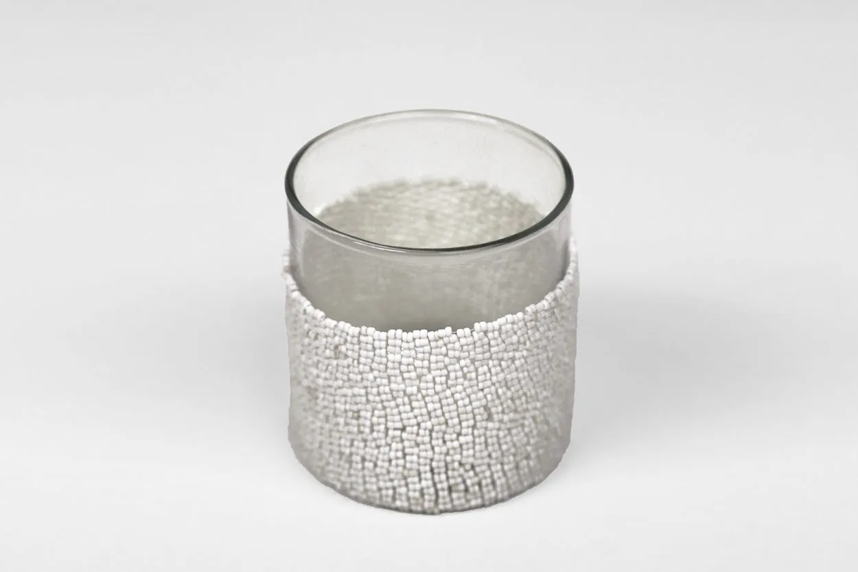 Beaded Glass/Votive