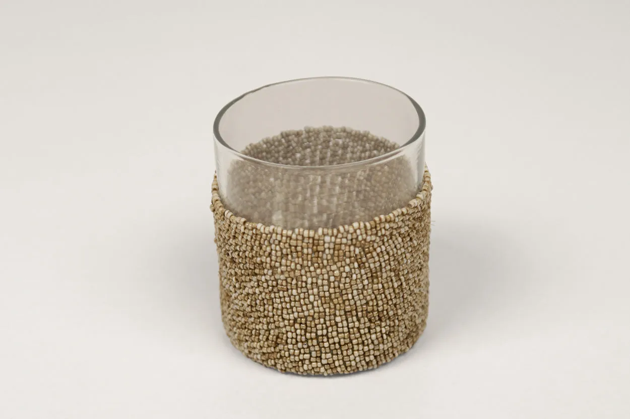 Beaded Glass/Votive