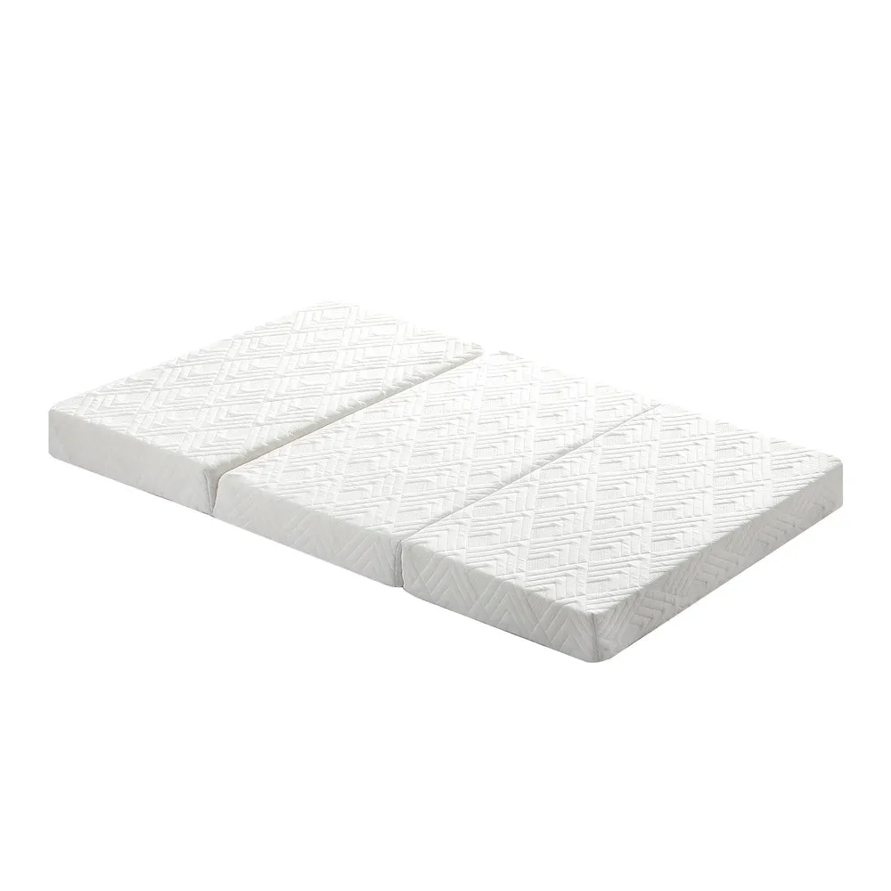 Bedra Folding Mattress 3-Fold Foldable Foam White