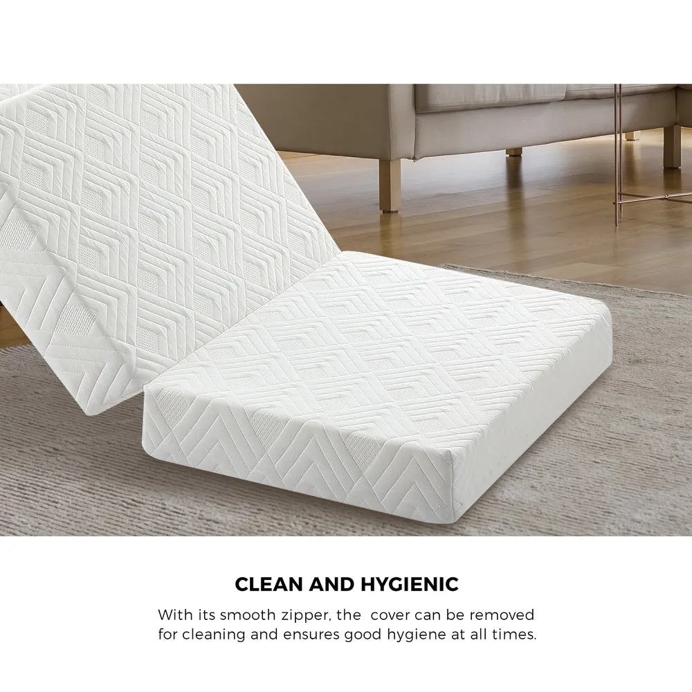 Bedra Folding Mattress 3-Fold Foldable Foam White