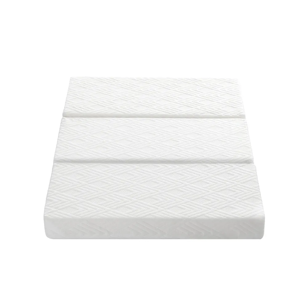 Bedra Folding Mattress 3-Fold Foldable Foam White